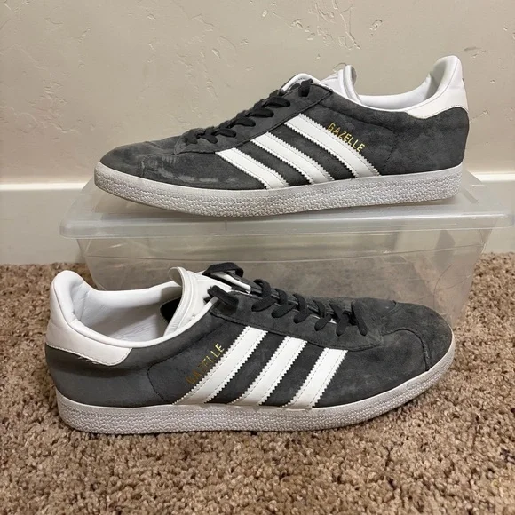 adidas gazelle silver green womens gazelle dgh solid grå/vit/guld met. – Footway.com main image 0